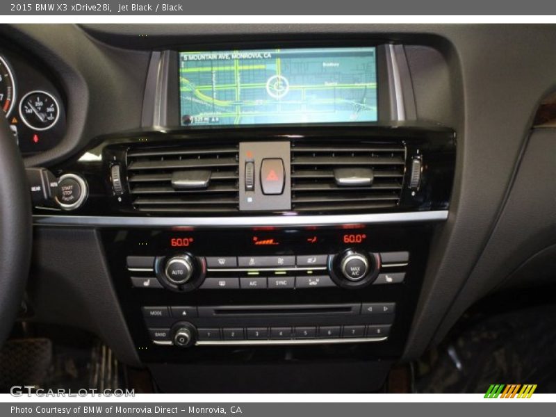 Jet Black / Black 2015 BMW X3 xDrive28i