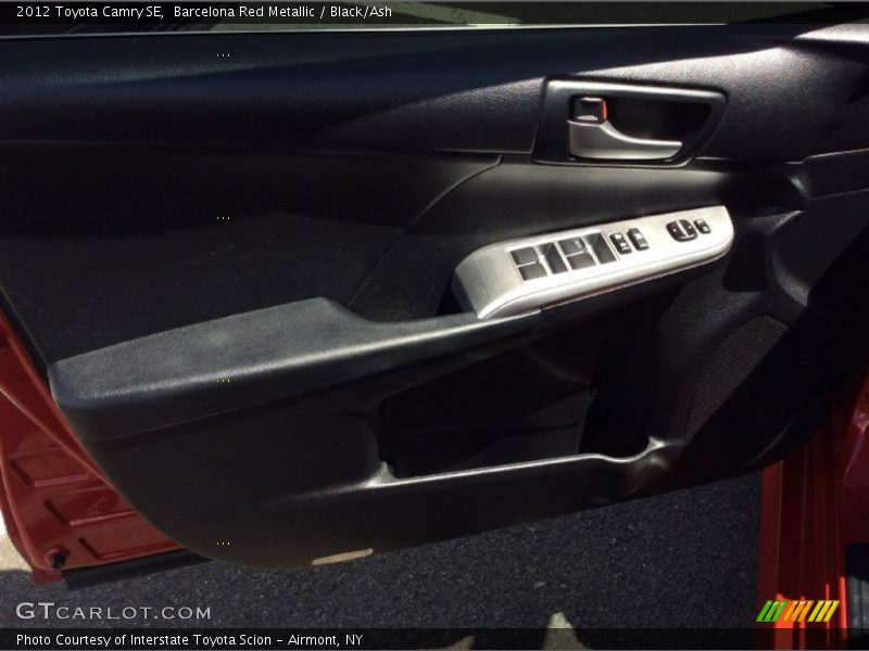 Barcelona Red Metallic / Black/Ash 2012 Toyota Camry SE