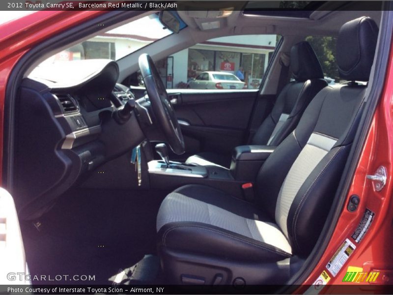 Barcelona Red Metallic / Black/Ash 2012 Toyota Camry SE