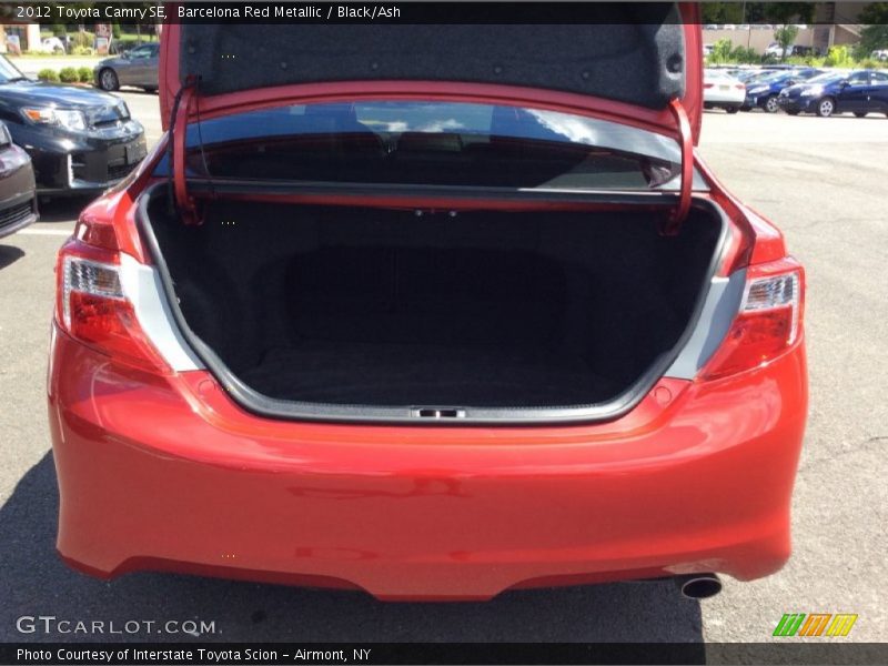 Barcelona Red Metallic / Black/Ash 2012 Toyota Camry SE