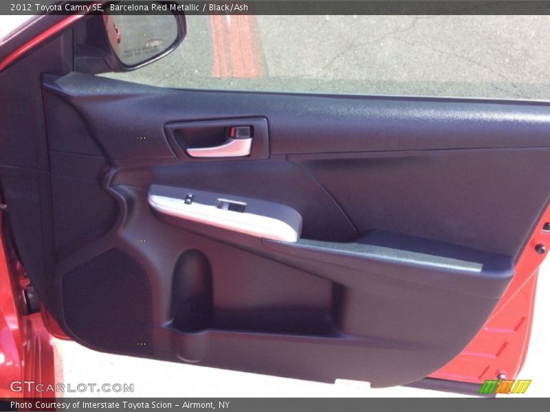 Barcelona Red Metallic / Black/Ash 2012 Toyota Camry SE