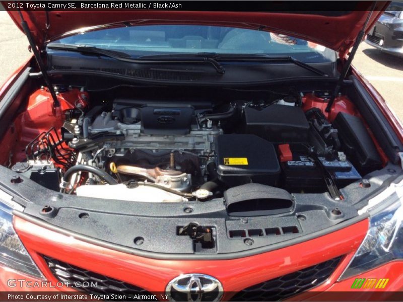 Barcelona Red Metallic / Black/Ash 2012 Toyota Camry SE