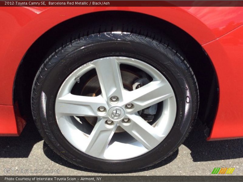 Barcelona Red Metallic / Black/Ash 2012 Toyota Camry SE