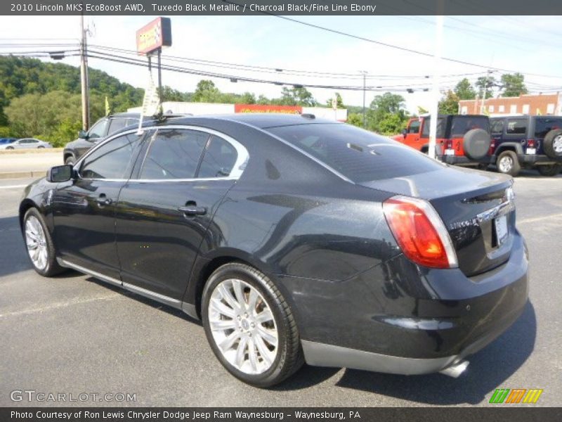 Tuxedo Black Metallic / Charcoal Black/Fine Line Ebony 2010 Lincoln MKS EcoBoost AWD