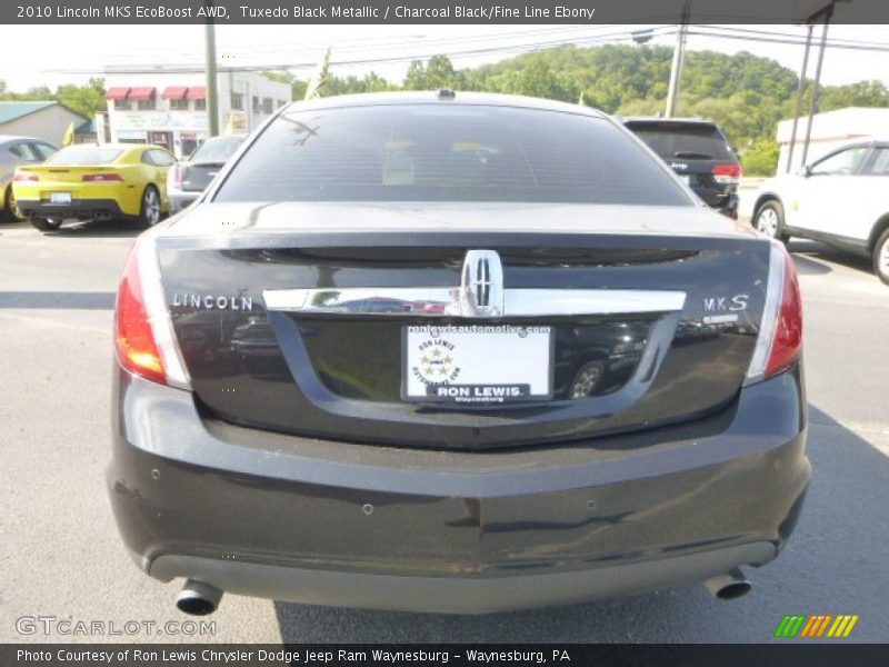 Tuxedo Black Metallic / Charcoal Black/Fine Line Ebony 2010 Lincoln MKS EcoBoost AWD