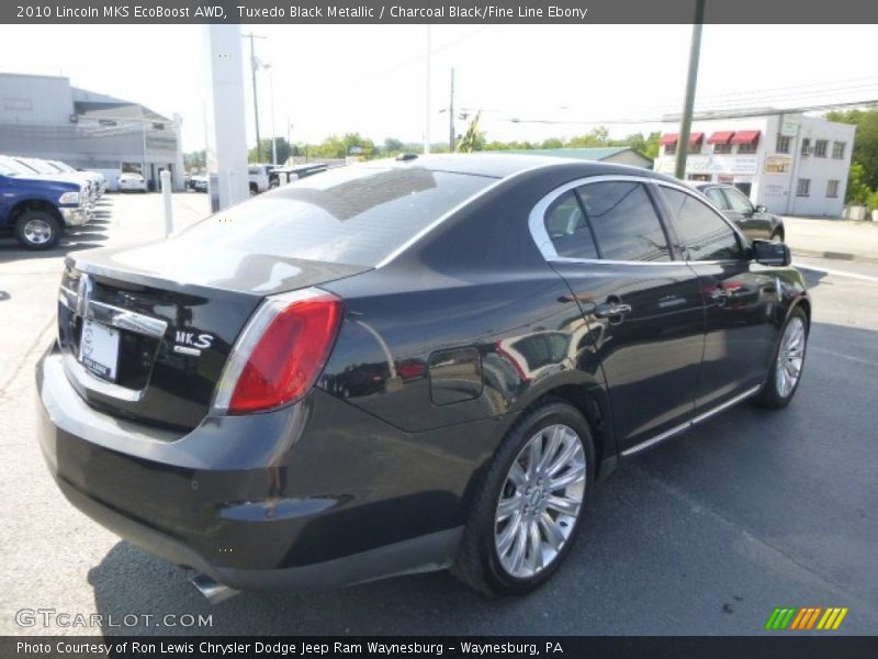 Tuxedo Black Metallic / Charcoal Black/Fine Line Ebony 2010 Lincoln MKS EcoBoost AWD