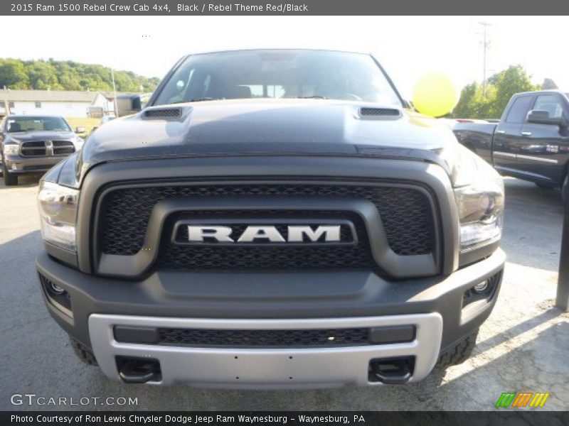 Black / Rebel Theme Red/Black 2015 Ram 1500 Rebel Crew Cab 4x4