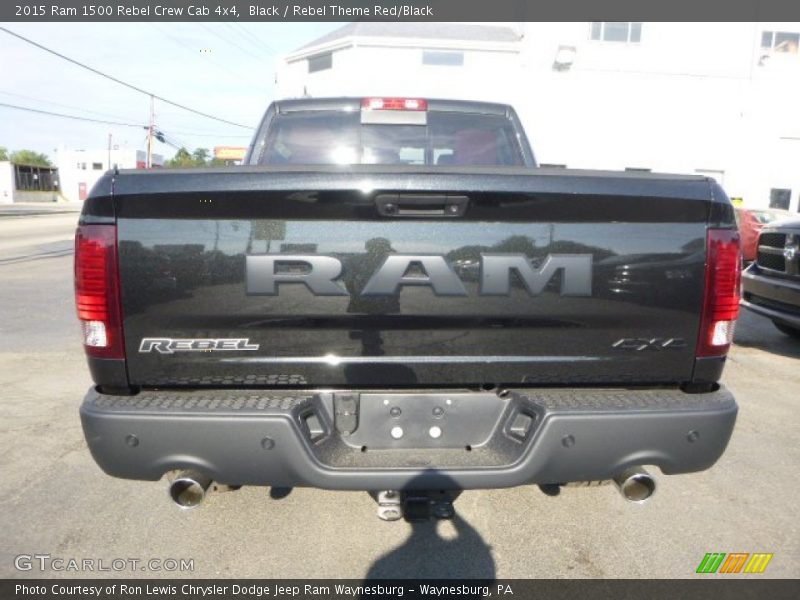 Black / Rebel Theme Red/Black 2015 Ram 1500 Rebel Crew Cab 4x4