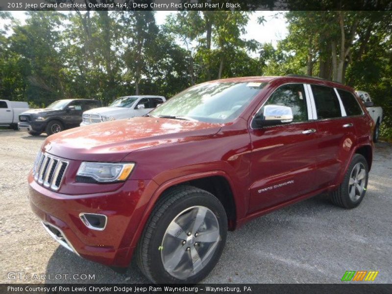 Deep Cherry Red Crystal Pearl / Black 2015 Jeep Grand Cherokee Overland 4x4