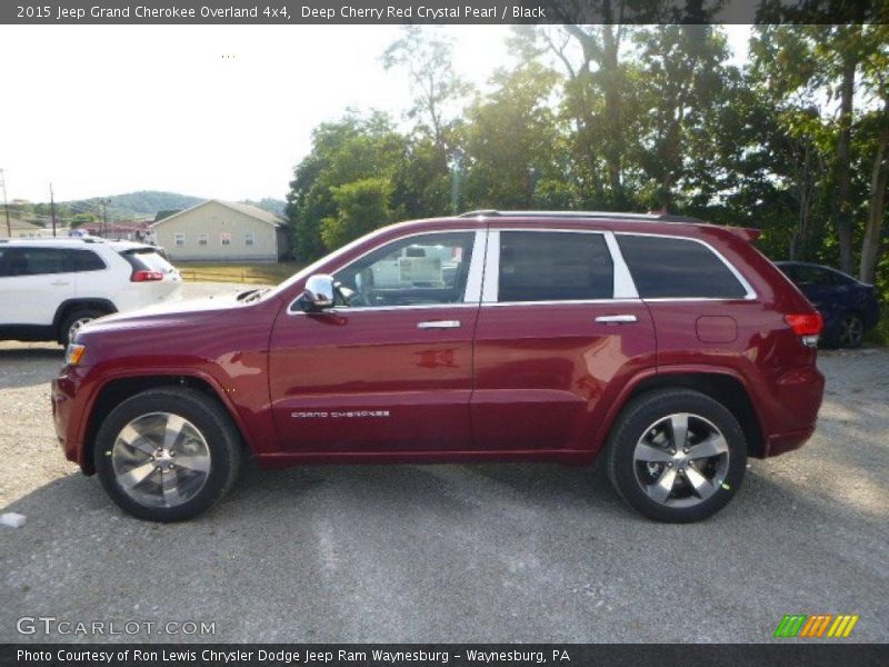 Deep Cherry Red Crystal Pearl / Black 2015 Jeep Grand Cherokee Overland 4x4