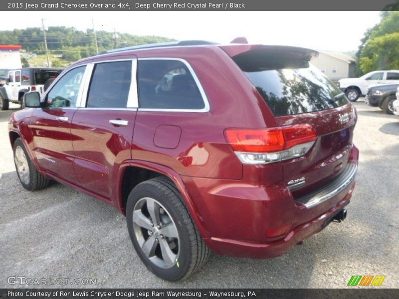 Deep Cherry Red Crystal Pearl / Black 2015 Jeep Grand Cherokee Overland 4x4