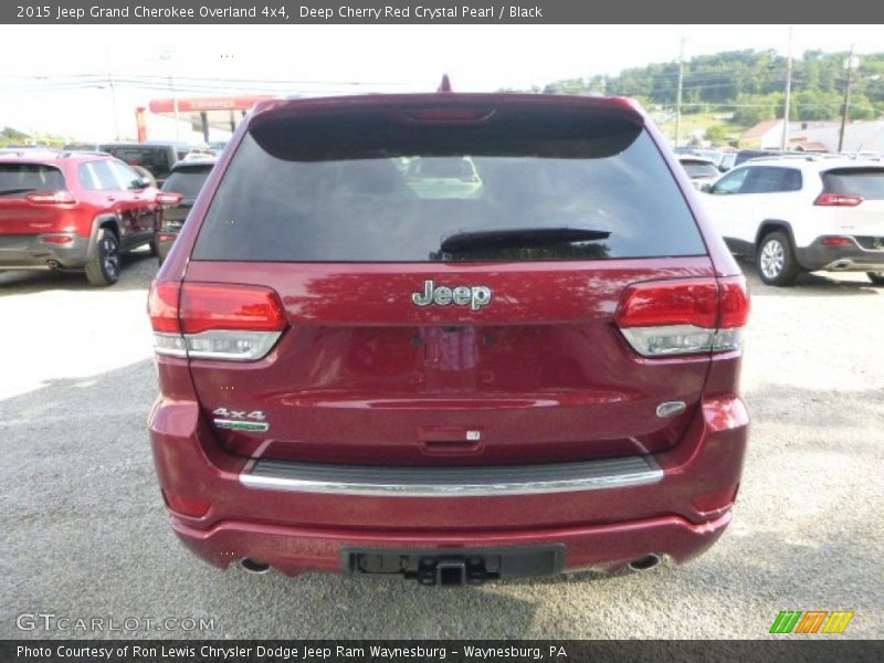 Deep Cherry Red Crystal Pearl / Black 2015 Jeep Grand Cherokee Overland 4x4