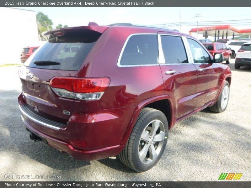 Deep Cherry Red Crystal Pearl / Black 2015 Jeep Grand Cherokee Overland 4x4