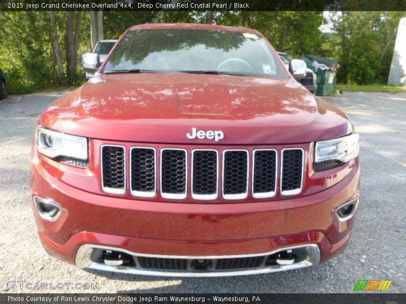 Deep Cherry Red Crystal Pearl / Black 2015 Jeep Grand Cherokee Overland 4x4