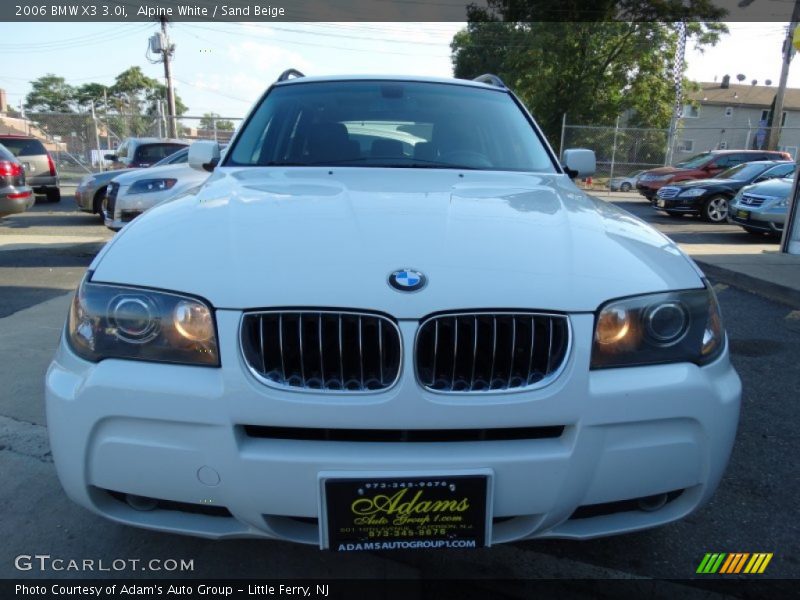 Alpine White / Sand Beige 2006 BMW X3 3.0i