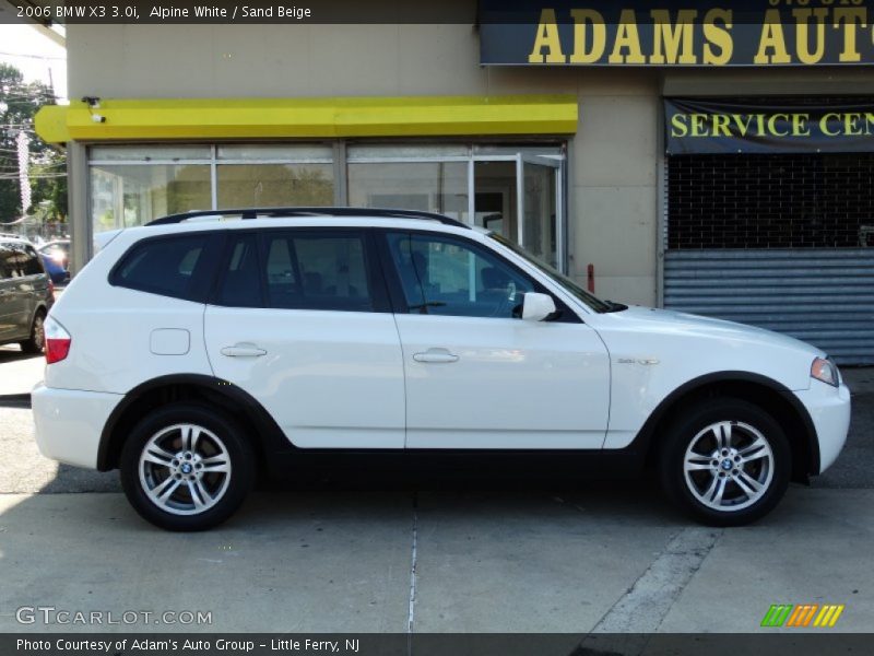 Alpine White / Sand Beige 2006 BMW X3 3.0i