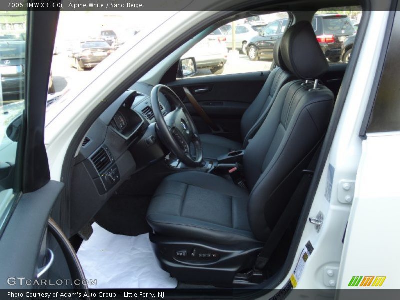 Alpine White / Sand Beige 2006 BMW X3 3.0i