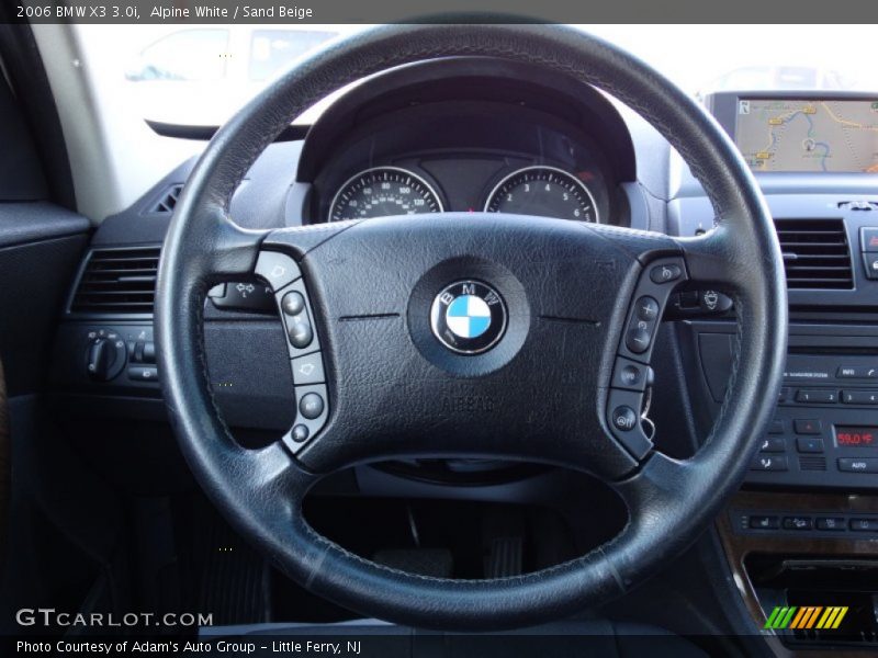 Alpine White / Sand Beige 2006 BMW X3 3.0i
