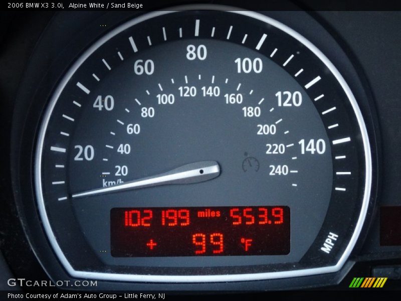 Alpine White / Sand Beige 2006 BMW X3 3.0i