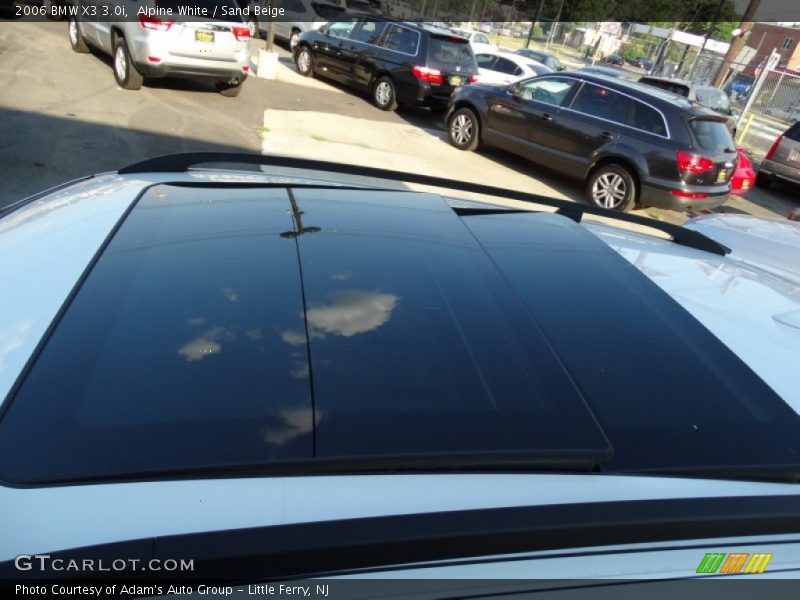Alpine White / Sand Beige 2006 BMW X3 3.0i