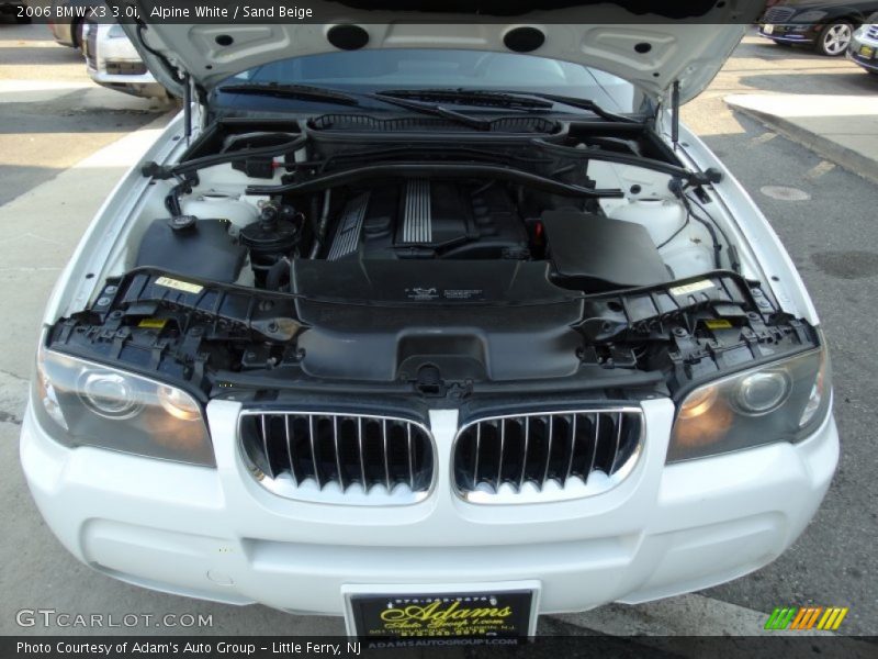 Alpine White / Sand Beige 2006 BMW X3 3.0i