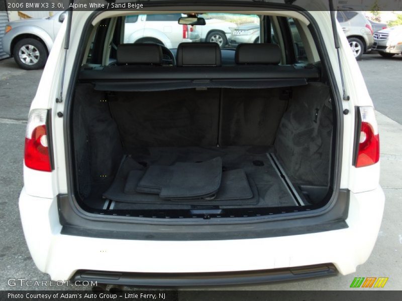 Alpine White / Sand Beige 2006 BMW X3 3.0i