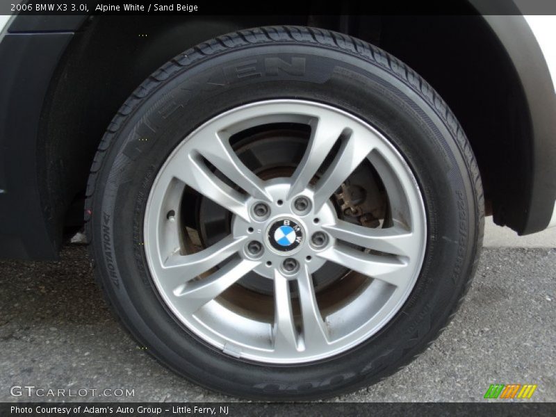 Alpine White / Sand Beige 2006 BMW X3 3.0i