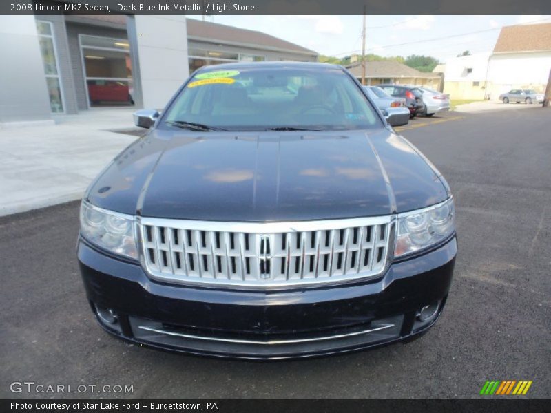 Dark Blue Ink Metallic / Light Stone 2008 Lincoln MKZ Sedan