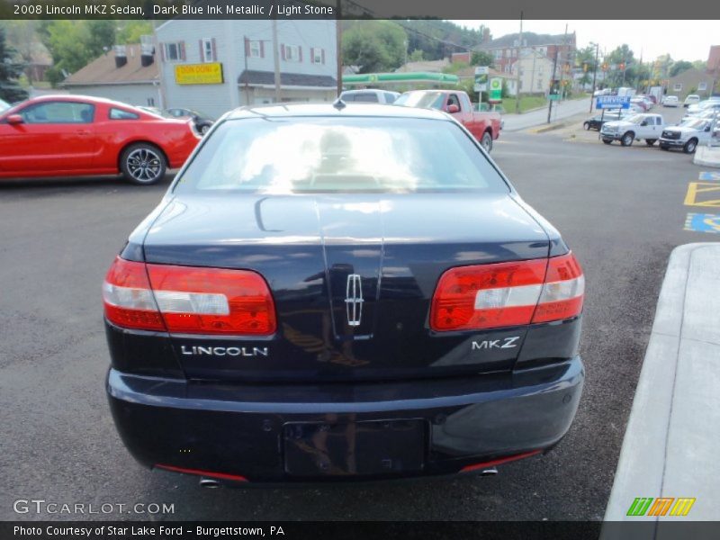 Dark Blue Ink Metallic / Light Stone 2008 Lincoln MKZ Sedan