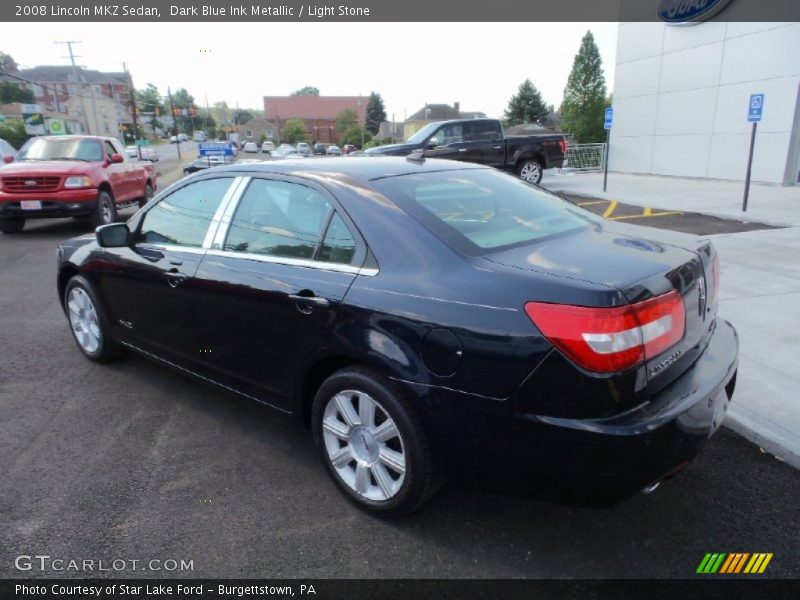 Dark Blue Ink Metallic / Light Stone 2008 Lincoln MKZ Sedan