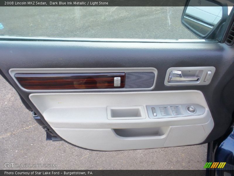 Dark Blue Ink Metallic / Light Stone 2008 Lincoln MKZ Sedan