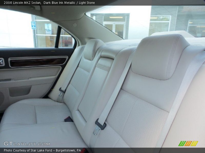 Dark Blue Ink Metallic / Light Stone 2008 Lincoln MKZ Sedan
