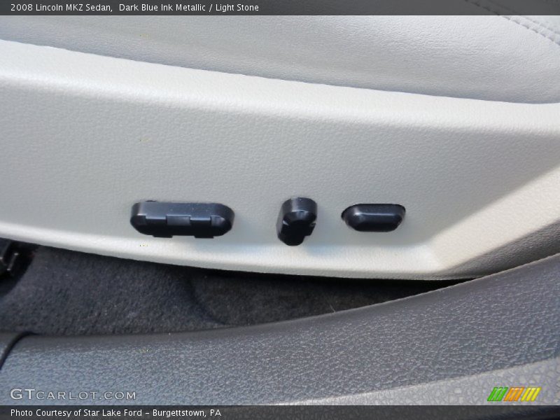 Dark Blue Ink Metallic / Light Stone 2008 Lincoln MKZ Sedan