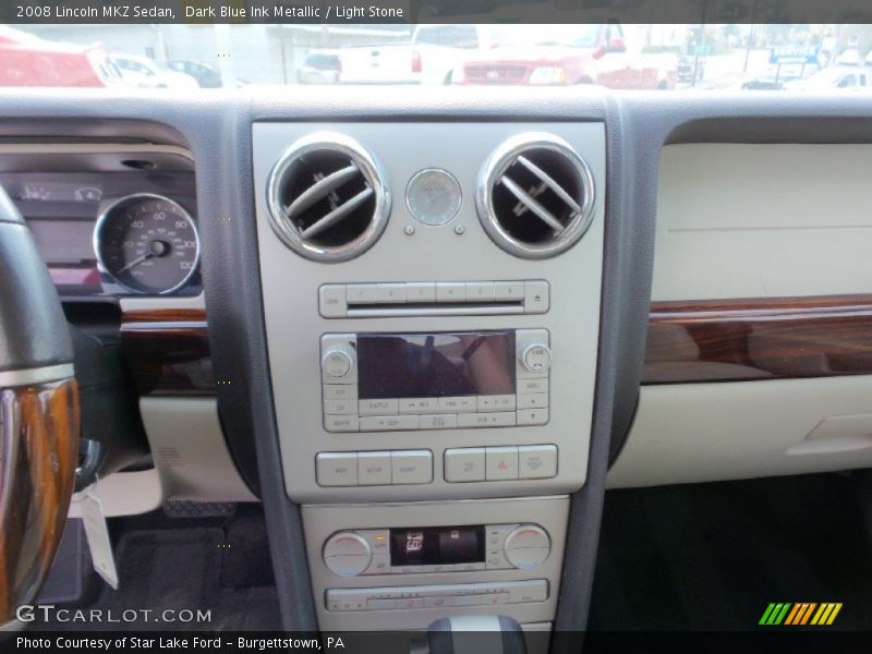 Dark Blue Ink Metallic / Light Stone 2008 Lincoln MKZ Sedan