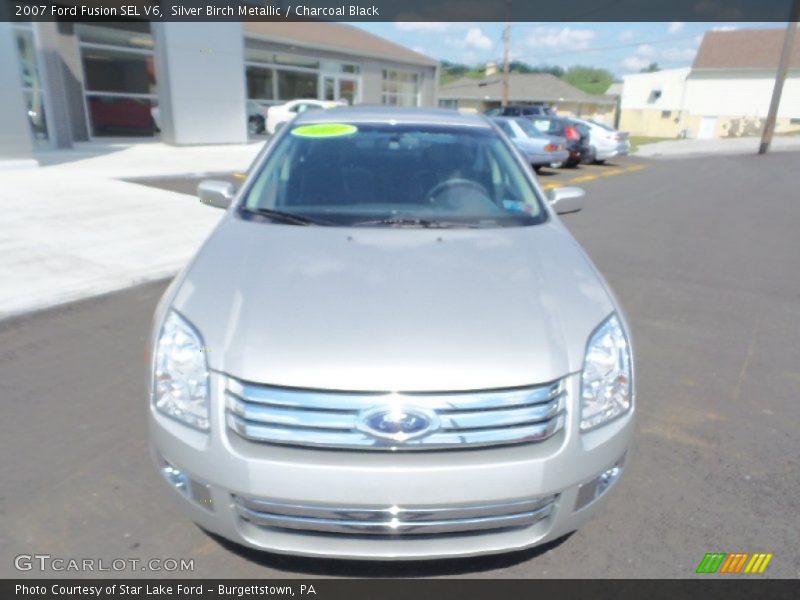 Silver Birch Metallic / Charcoal Black 2007 Ford Fusion SEL V6