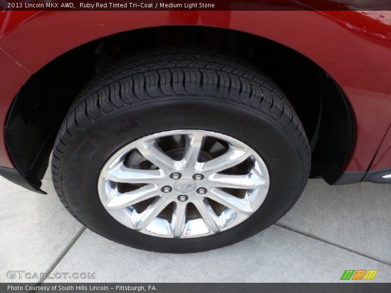 Ruby Red Tinted Tri-Coat / Medium Light Stone 2013 Lincoln MKX AWD