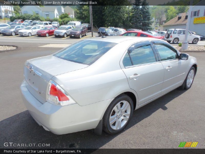 Silver Birch Metallic / Charcoal Black 2007 Ford Fusion SEL V6