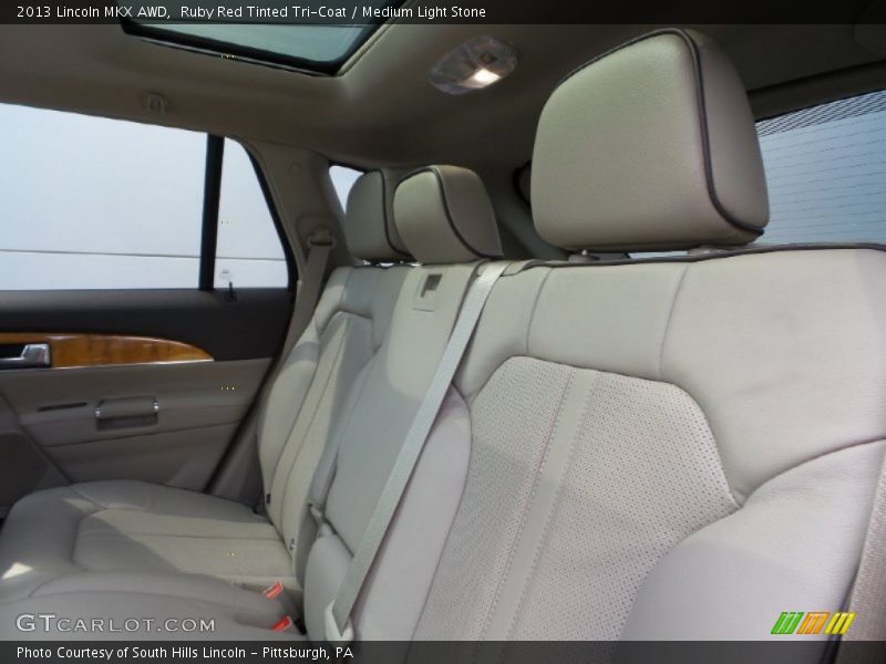 Ruby Red Tinted Tri-Coat / Medium Light Stone 2013 Lincoln MKX AWD