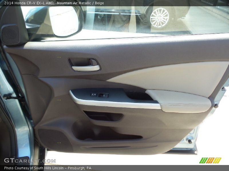 Mountain Air Metallic / Beige 2014 Honda CR-V EX-L AWD
