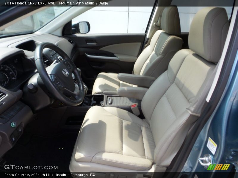 Mountain Air Metallic / Beige 2014 Honda CR-V EX-L AWD
