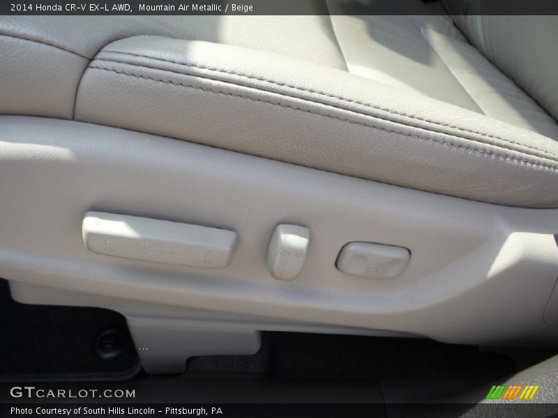Mountain Air Metallic / Beige 2014 Honda CR-V EX-L AWD