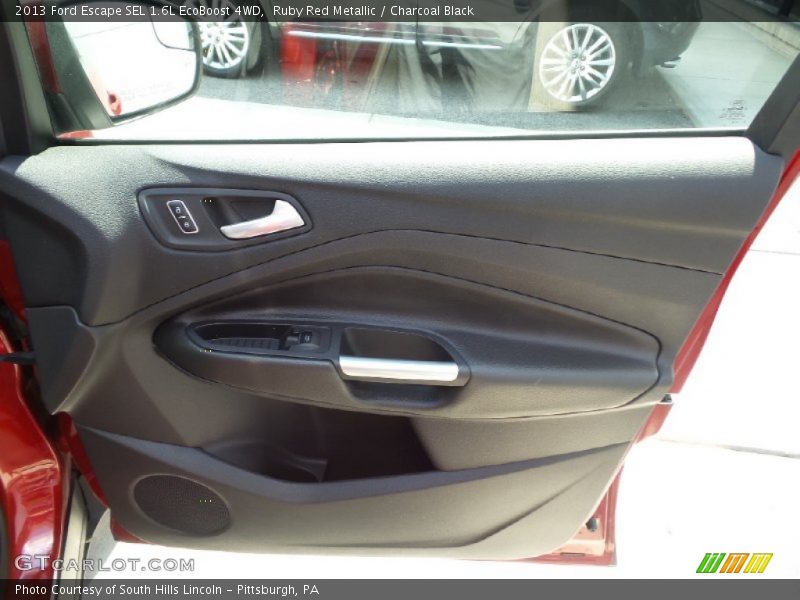 Ruby Red Metallic / Charcoal Black 2013 Ford Escape SEL 1.6L EcoBoost 4WD