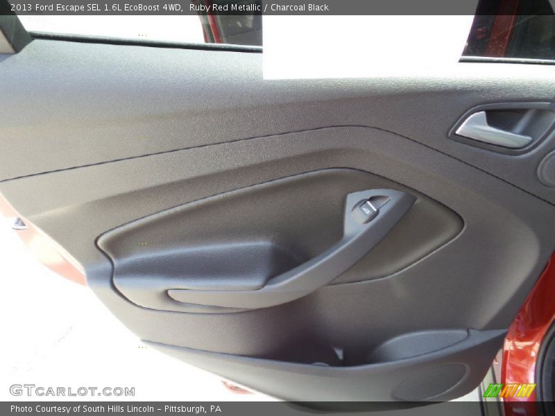 Ruby Red Metallic / Charcoal Black 2013 Ford Escape SEL 1.6L EcoBoost 4WD