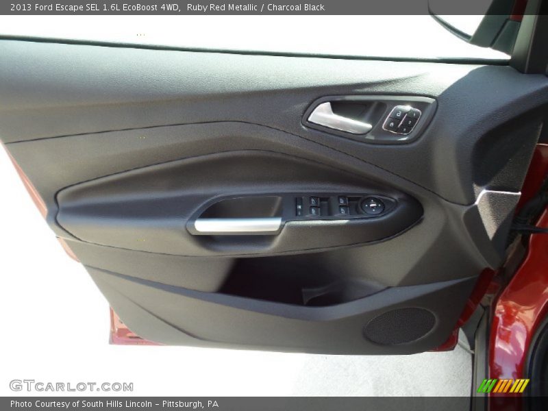 Ruby Red Metallic / Charcoal Black 2013 Ford Escape SEL 1.6L EcoBoost 4WD