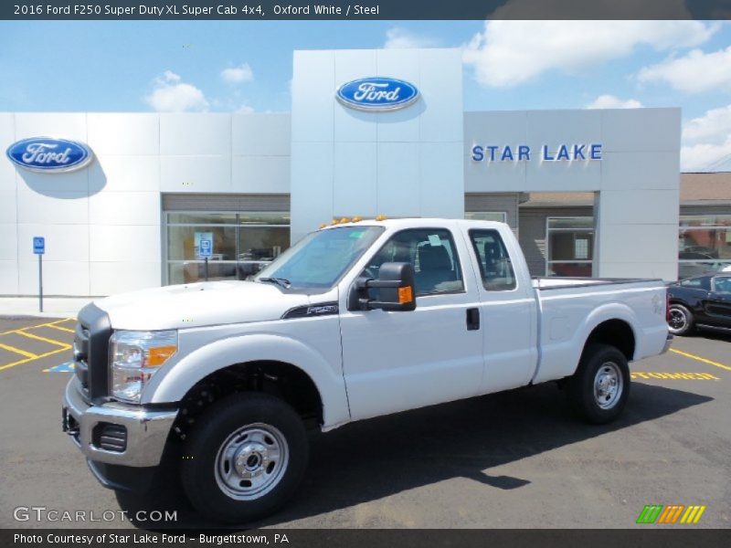 Oxford White / Steel 2016 Ford F250 Super Duty XL Super Cab 4x4