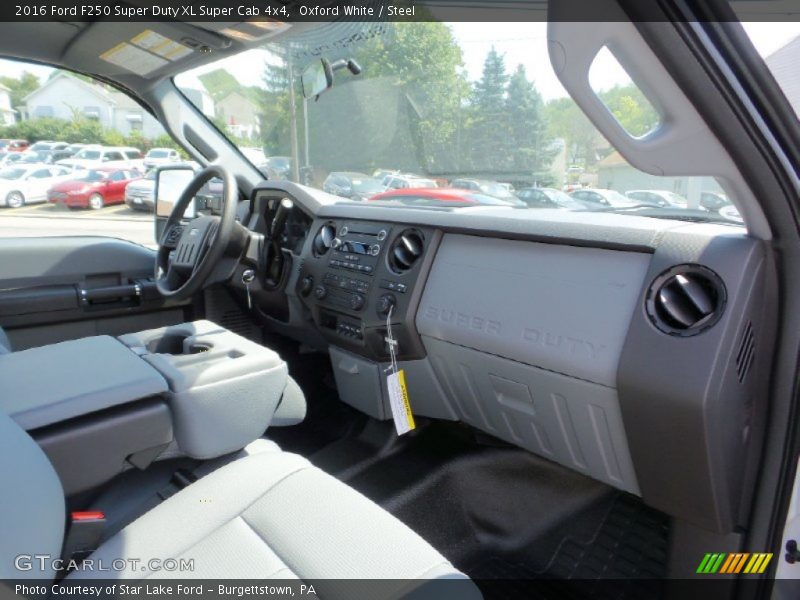 Oxford White / Steel 2016 Ford F250 Super Duty XL Super Cab 4x4