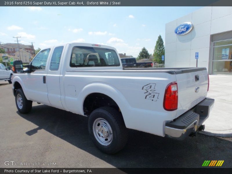 Oxford White / Steel 2016 Ford F250 Super Duty XL Super Cab 4x4