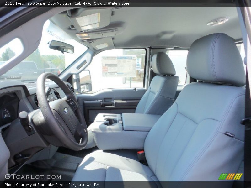  2016 F250 Super Duty XL Super Cab 4x4 Steel Interior