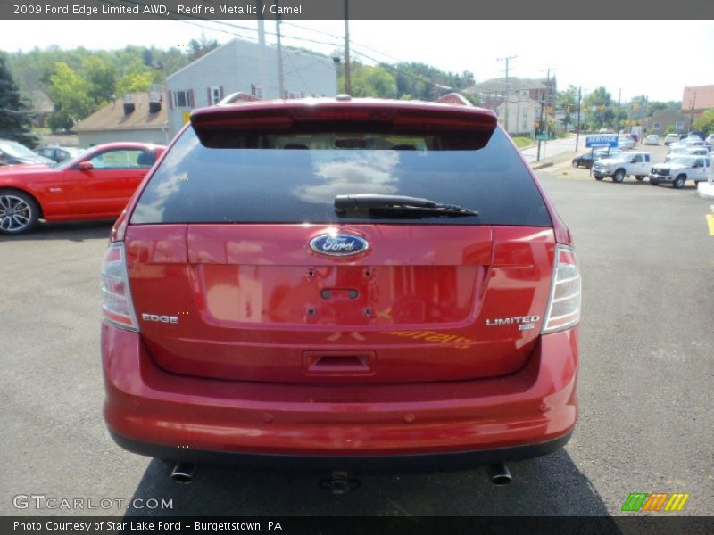 Redfire Metallic / Camel 2009 Ford Edge Limited AWD