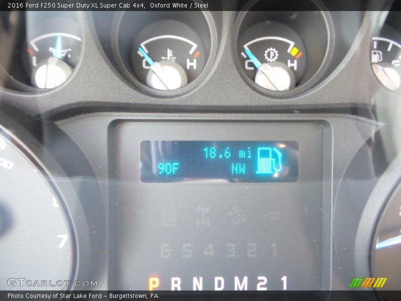 Oxford White / Steel 2016 Ford F250 Super Duty XL Super Cab 4x4